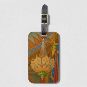 Lotus Light - Royal Pavilion Chandelier-utskrift Bagagebricka