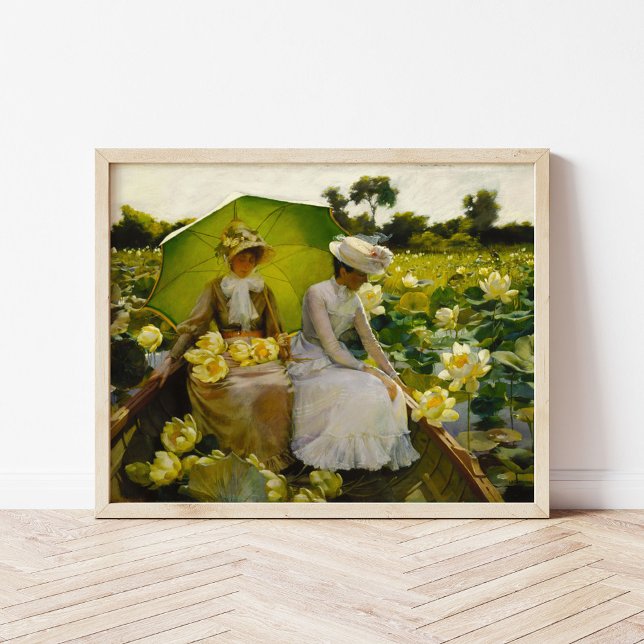 Lotus Lilies | Charles Courtney Curran Poster (Skapare uppladdad)