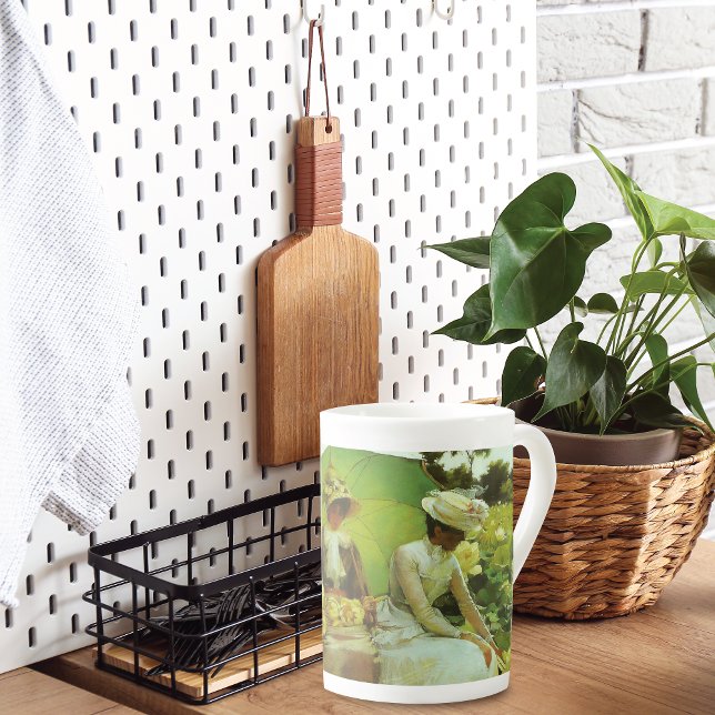 Lotus Lilies Ligcape Charles Courtney Curran Benporslin Mugg (Skapare uppladdad)