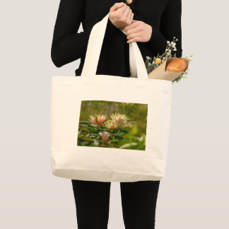 Lotus, Lilies, Lolly Tote Bag Jumbo Tygkasse