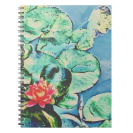 Lotus Lily Journal Anteckningsbok