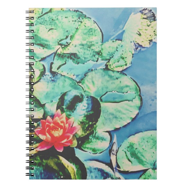 Lotus Lily Journal Anteckningsbok (Framsidan)