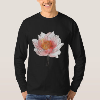 Lotus Lily Meditation Flower T Shirt