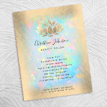 lotus logotyp i optisk bakgrund reklamblad<br><div class="desc">Observera att detta är en tryckt produkt med INGA REAL FOIL.</div>
