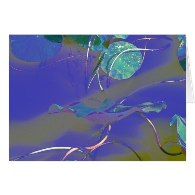 Lotus Lövs Hälsningskort (Framsidan Horizontal)