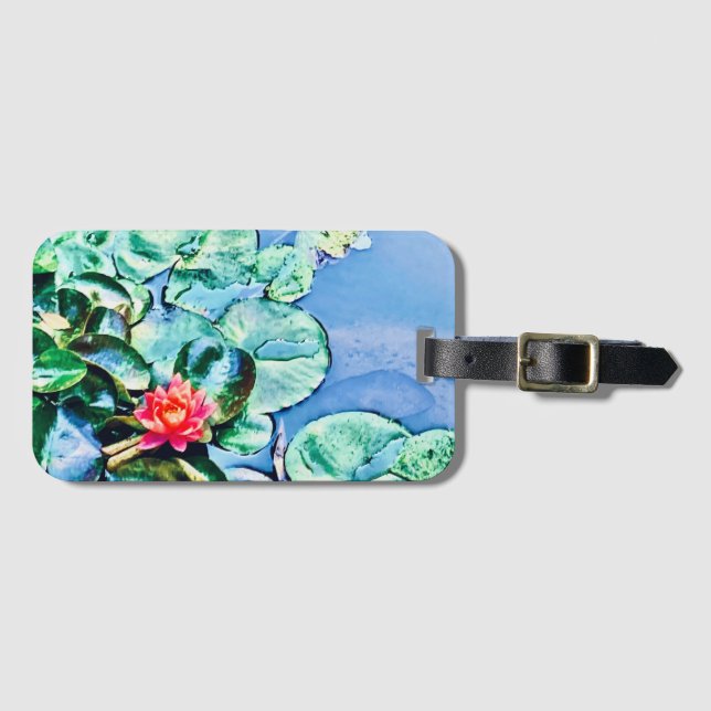 Lotus Luggage Tag Bagagebricka (Framsida horisontal)