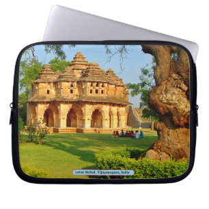 Lotus Mahal, Vijayanagara, Indien Laptop Fodral