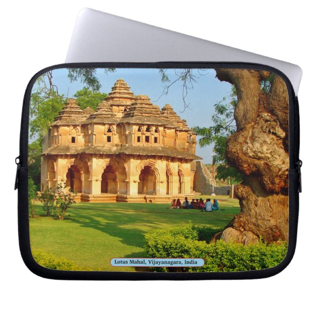 Lotus Mahal, Vijayanagara, Indien Laptop Fodral (Framsidan)