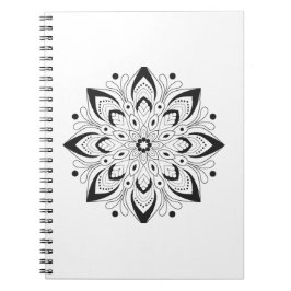 Lotus Mandala Design Anteckningsbok