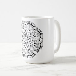Lotus Mandala Design Kaffemugg