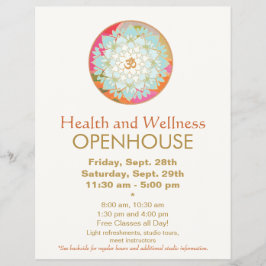 Lotus Mandala Health och Hälsa Flyer