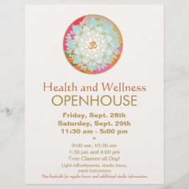 Lotus Mandala Health och Hälsa Flyer