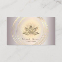 Lotus Modern Elegant Gnistra Guld Circles