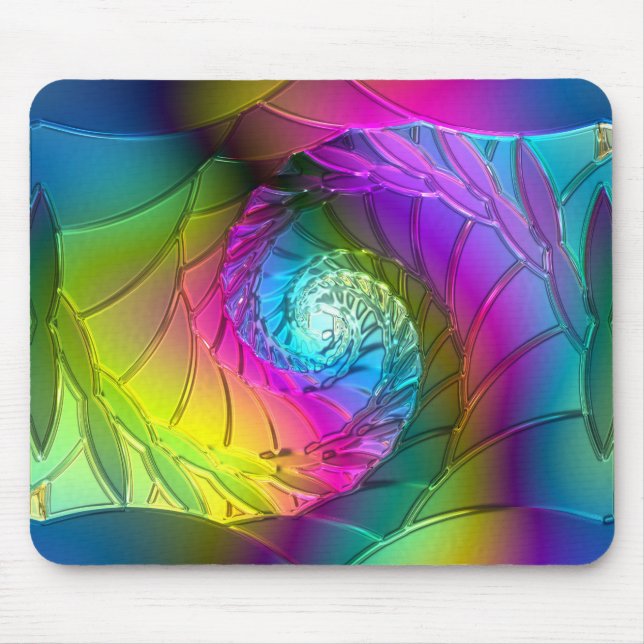 Lotus Mönster Glas Art 2A Musmatta (Framsidan)