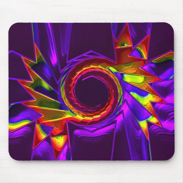 Lotus Mönster Glas Art 4 Musmatta (Framsidan)