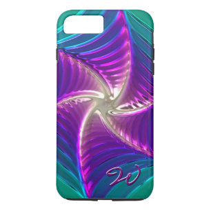 Lotus Mönster Glass Art 5A iPhone 7 Fodral