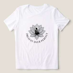 Lotus Mor Barn Nutid Mantra Konst T Shirt