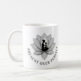 Lotus Mother Child Present Mantra Art Kaffemugg