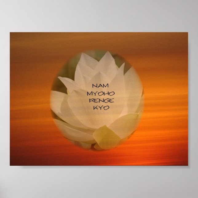 Lotus "Nam Myoho Renge" Kyo Poster (Framsidan)