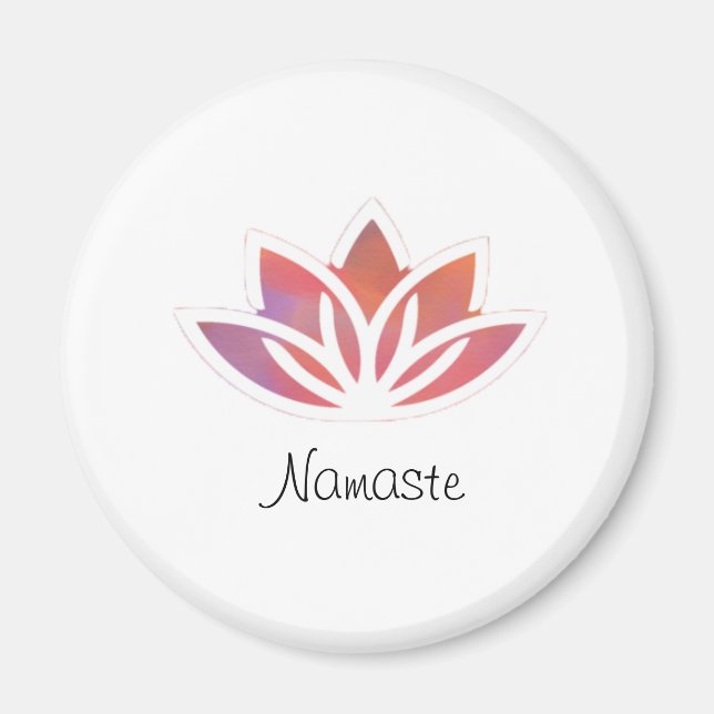 Lotus Namaste Magnet (Framsidan)
