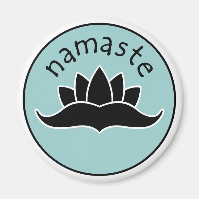 Lotus Namaste Magnet (Framsidan)