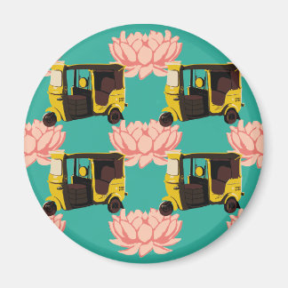 Lotus och Rickshaws Magnet