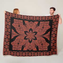 Lotus of the Desert Snö Fleece Blanket