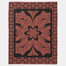 Lotus of the Desert Snö Fleece Blanket