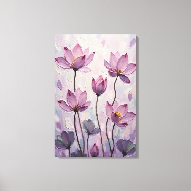 Lotus – Oil Painting Canvastryck (Framsida)