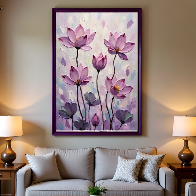 Lotus – Oil Painting Helg Vykort (Skapare uppladdad)