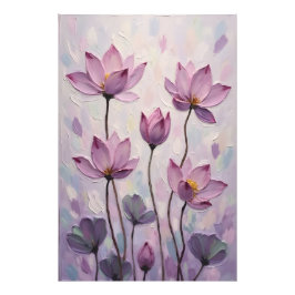 Lotus – Oljemålning Fototryck