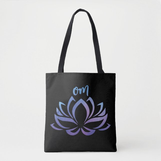 Lotus Om Lila Tygkasse (Framsida)