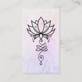 *~* Lotus Ombre Nirvana Helig Geometry Visitkort