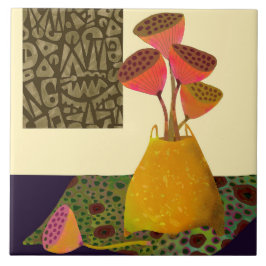 Lotus Pod Ceramic Kitchen Tile Kakelplatta
