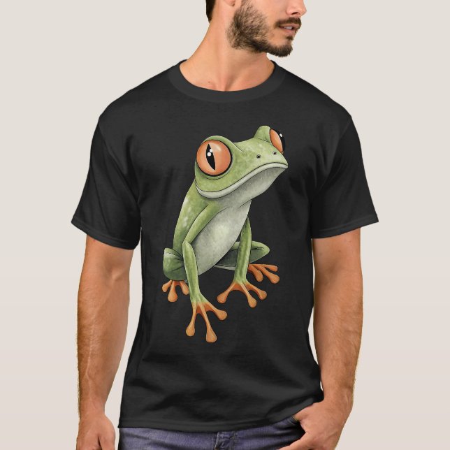 Lotus Pose Chakra Regnbåge Mandala T Shirt (Framsida)