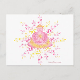 Lotus pose vykort