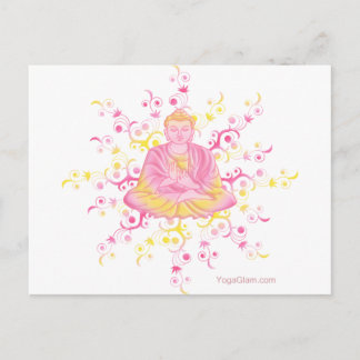 Lotus pose vykort