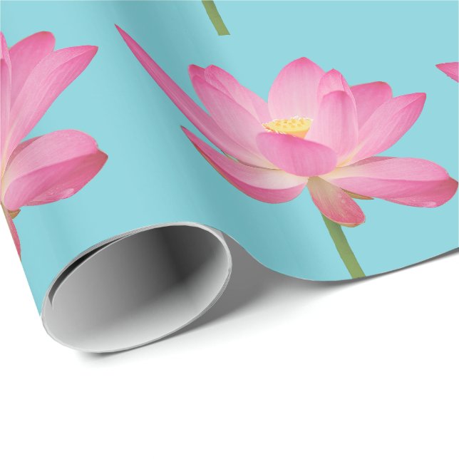 Lotus Presentpapper (Rullad Hörn)