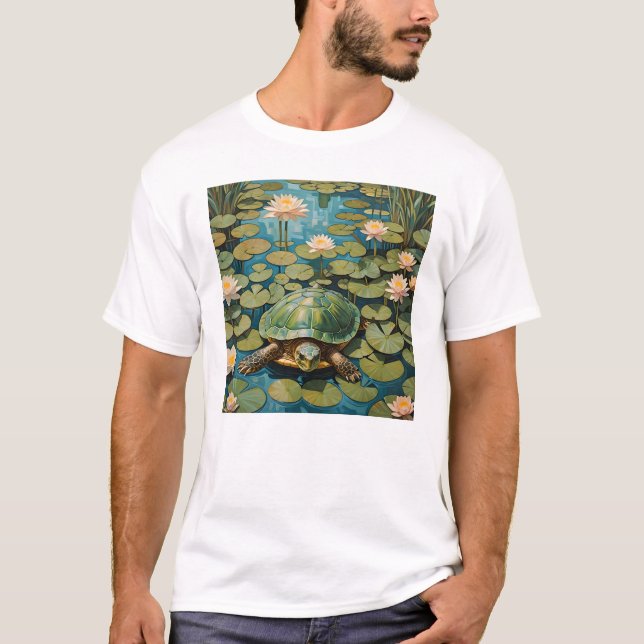 Lotus Quote från Buddha - T Shirt (Framsida)