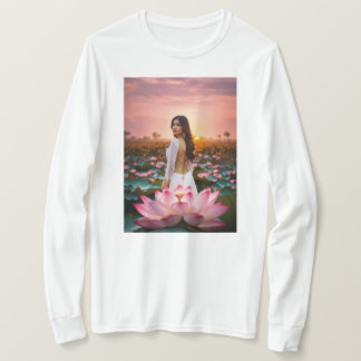 Lotus Radiance: A Blossoming Ballet Rosa and Go T Shirt