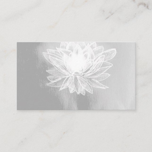 Lotus, Reiki, Andlig, Pastel Affärskort Visitkort (Framsida)