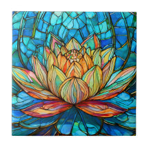 Lotus rosa nedfläckad glass