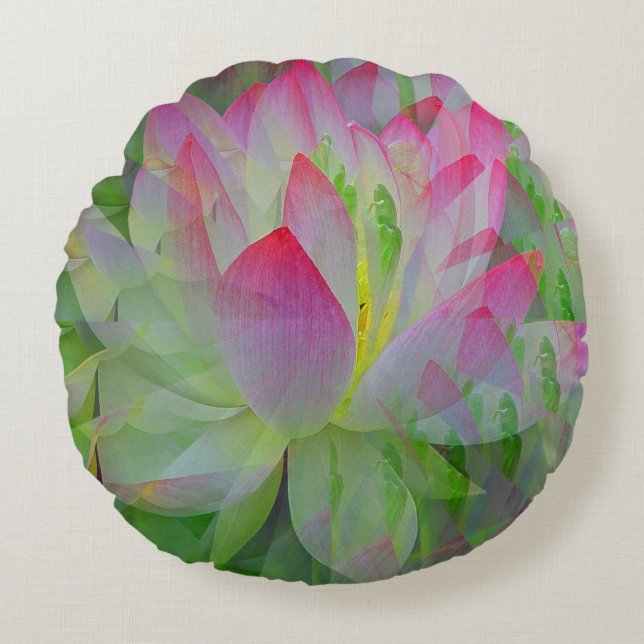 Lotus...... Rund Kudde (Framsidan)