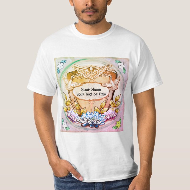 Lotus skölsköterska t shirt (Framsida)