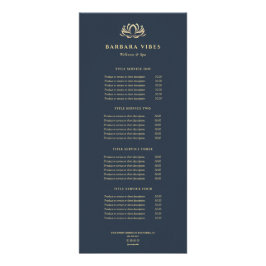 Lotus Spa Therapist Beauty Salon Pris List Reklamkort