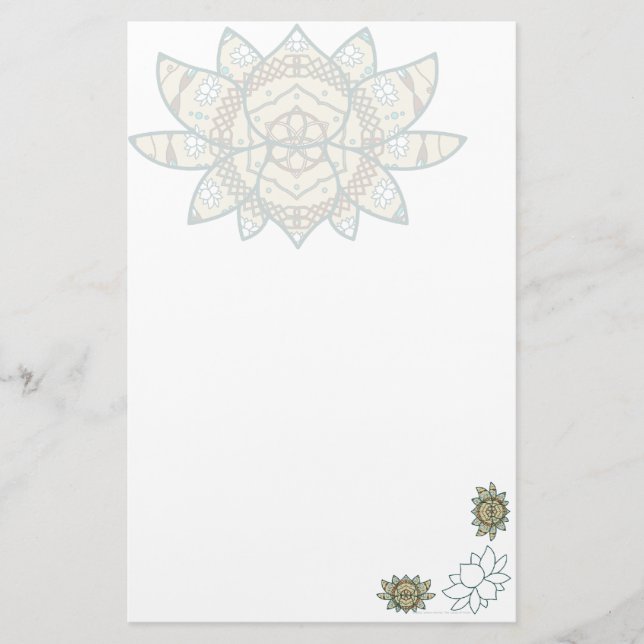 Lotus Stationery Brevpapper (Framsida)