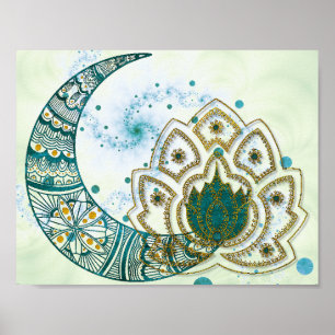 Lotus Stigning Poster