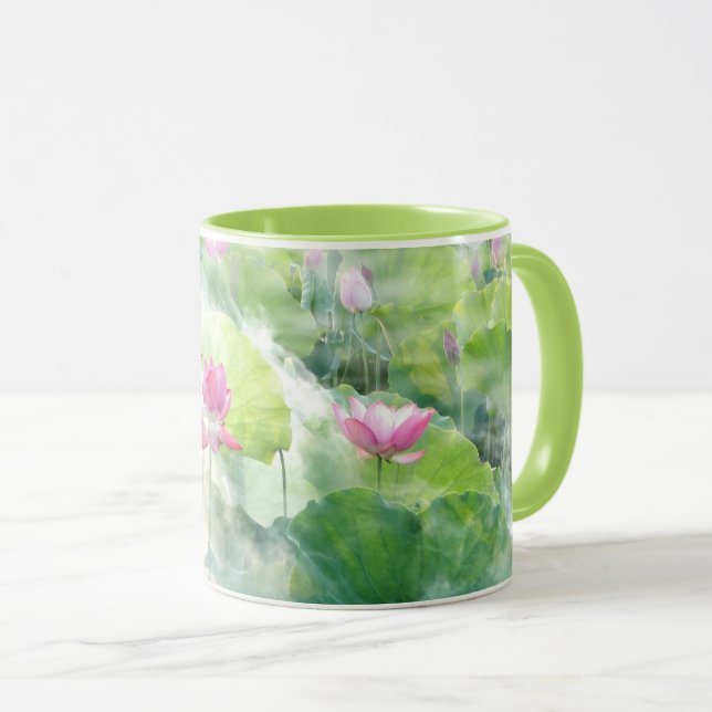 Lotus Summer, delikat vattenperenna, Mugg (Framsida höger)