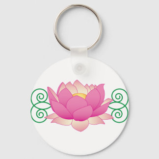 Lotus Swirl Nyckelring