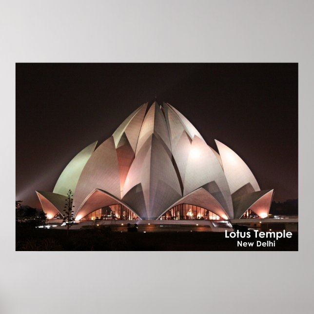 Lotus Temple Poster (Framsidan)